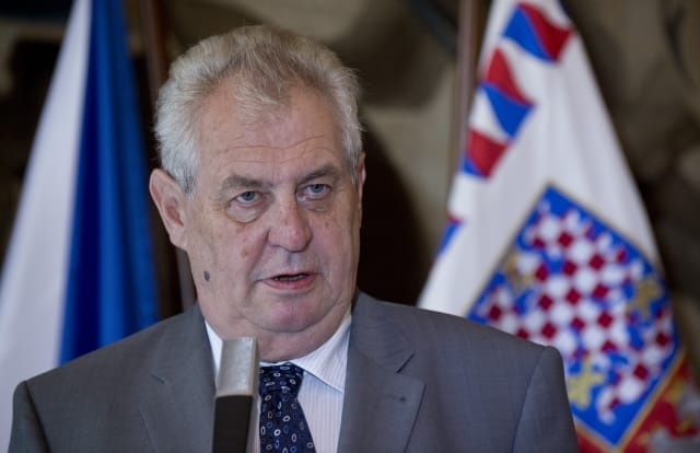 President Miloš Zeman, photo: ČTK